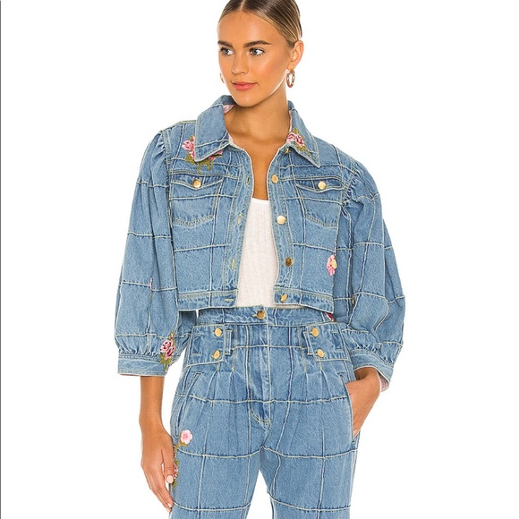 🎀 LoveShackFancy Denim Jacket - Picture 7 of 15